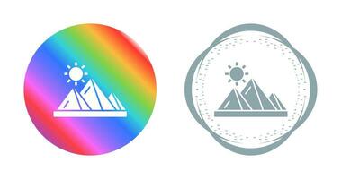 Pyramid Vector Icon