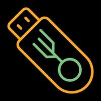 USB Flash Drive Vector Icon