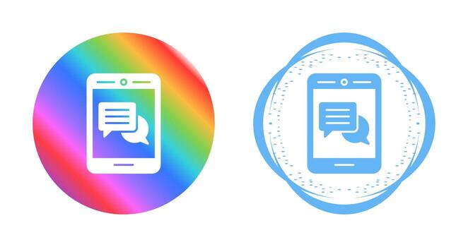 icono de vector de comentario