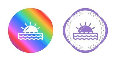 Sunset Vector Icon