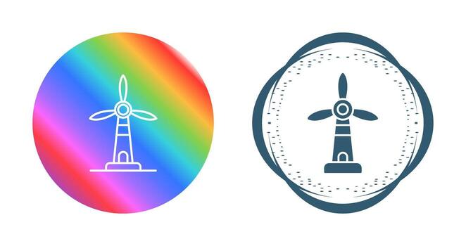 Windmill Vector Icon
