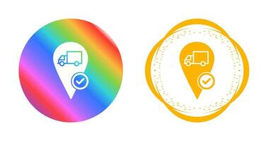 Valid Destination Vector Icon
