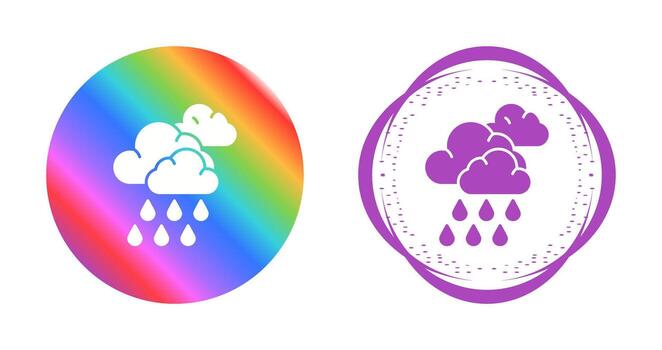 icono de vector de monzón