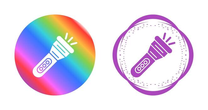 Flashlight Vector Icon