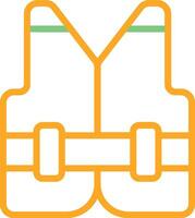 Reflective vest Vector Icon