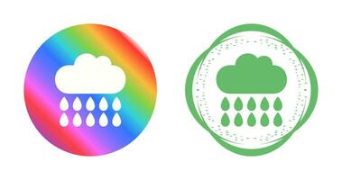 icono de vector de lluvia