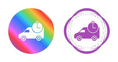 Time Based Delivery Vector Icon