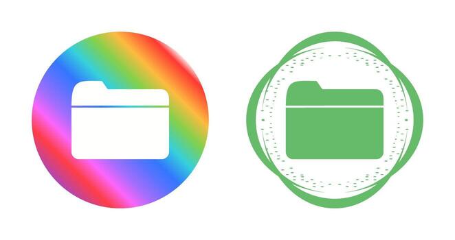 icono de vector de carpeta