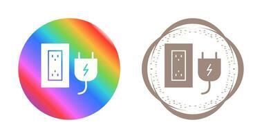 Plug and Socket Vector Icon