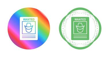 Wanted Poster Vector Icon