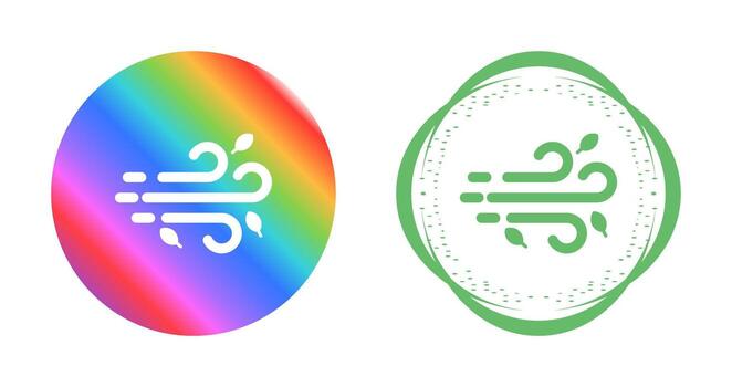 icono de vector de viento