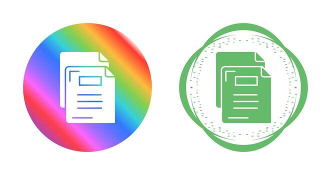 icono de vector de documento