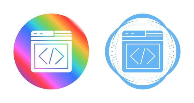 Web Programing Vector Icon