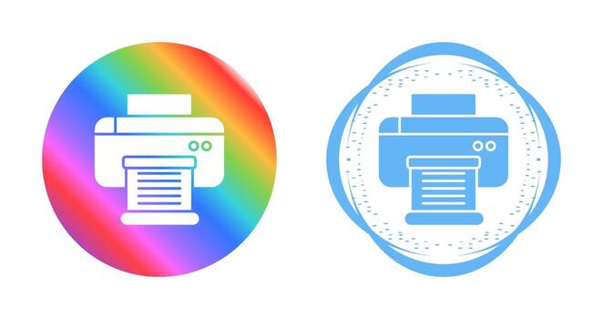 icono de vector de impresora