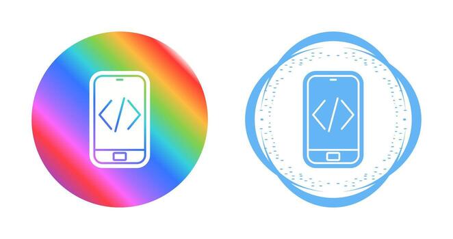 icono de vector de codificación