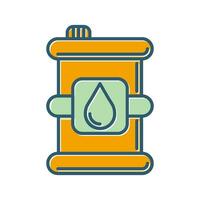 Oil Barrel Vector Icon