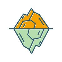 Iceberg Vector Icon