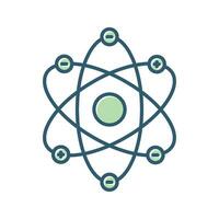 Atom Structure Vector Icon