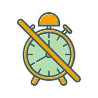 No Alarm Vector Icon