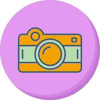 icono de vector de cámara de fotos