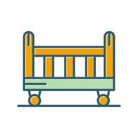 Crib Vector Icon