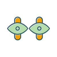 Cuff Links Vector Icon