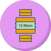 icono de vector de reloj de pulsera