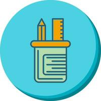 Pencil Stand Vector Icon