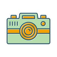 icono de vector de cámara de fotos