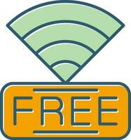 icono de vector wifi gratis