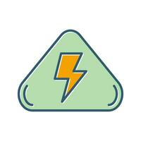 Electrical Hazard Vector Icon