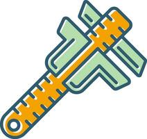 Vernier Caliper Vector Icon