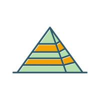 Pyramid Vector Icon