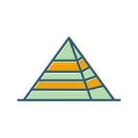 Pyramid Vector Icon