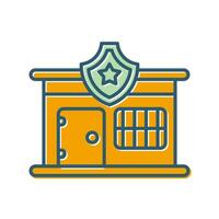 Police Station Vector Icon