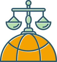 International Law Vector Icon