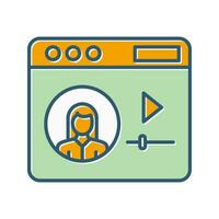 Video Tutorial Vector Icon