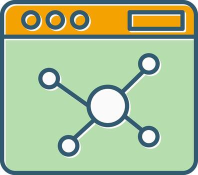 icono de vector de algoritmo