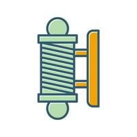 Barber Shop Pole Vector Icon