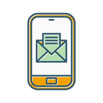 icono de vector de mensaje