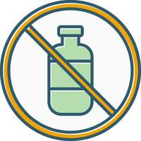 No Liquids Vector Icon