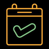 Calendar Check Vector Icon