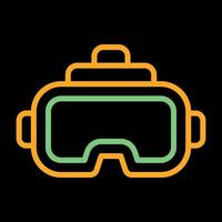 Virtual Reality Headset Vector Icon