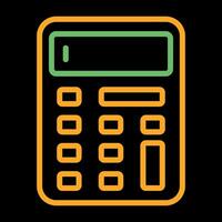 icono de vector de calculadora