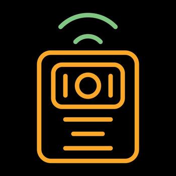 inalámbrico intercomunicador vector icono