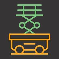 Scissor Lift Vector Icon