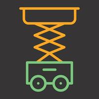 Scissor Lift Vector Icon