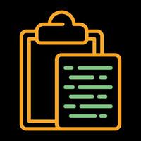 Document Paste Vector Icon