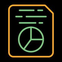 Document Insert Diagram Vector Icon