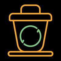 Recycling bin Vector Icon